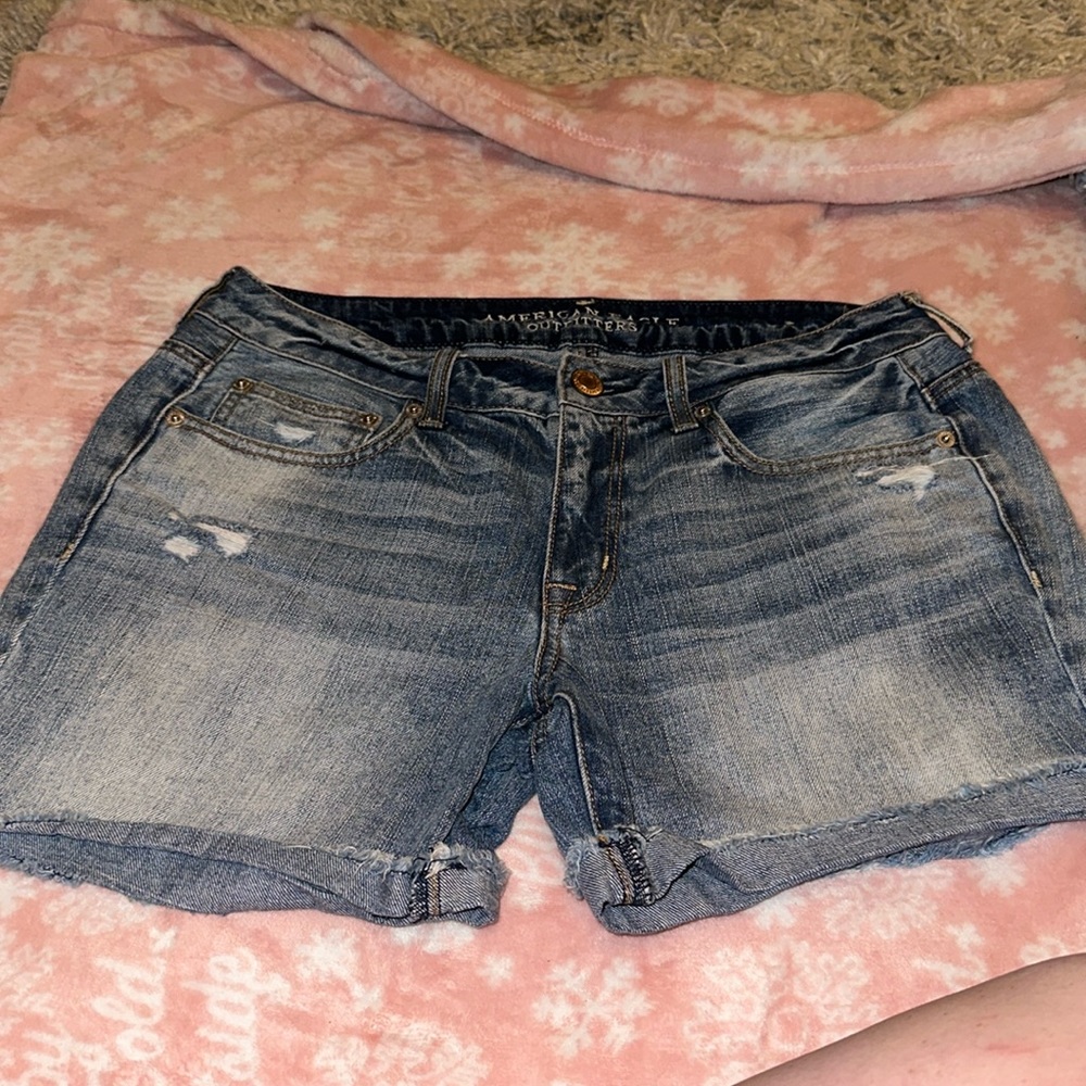 american eagle jean shorts